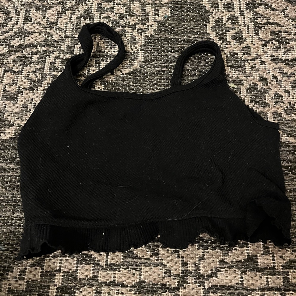 black tank top